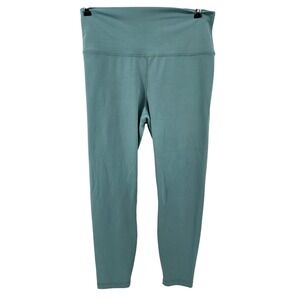 Yogalicious Leggings Women XL Teal Lux High Waist Compression Stretch Pants